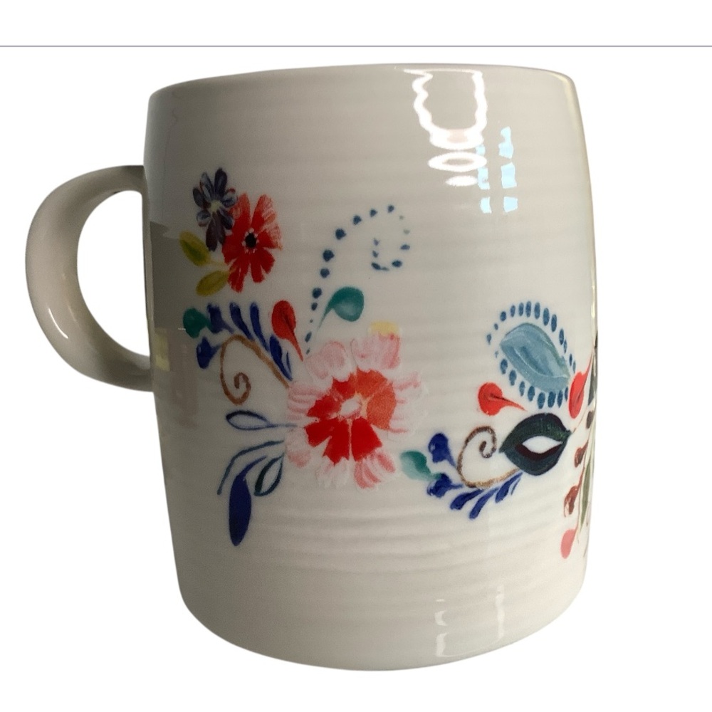 Anthropologie Starla M Halfman Mug “B”Monogram New - Picture 2 of 6